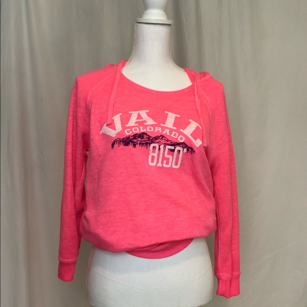 Pink Vail Colorado Hoodie
